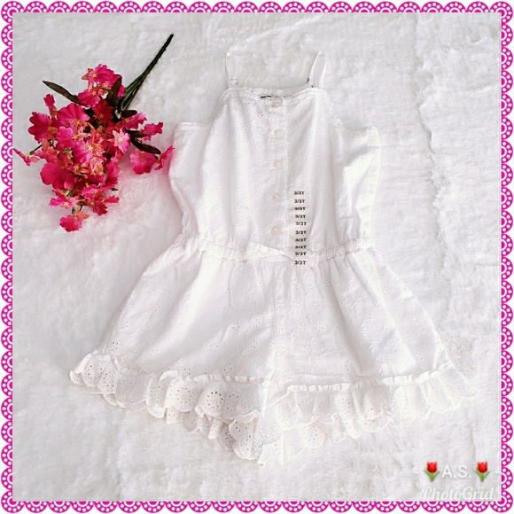Ralph Lauren Other - NWT Polo Ralph Lauren Romper Eyelet White 3/3T